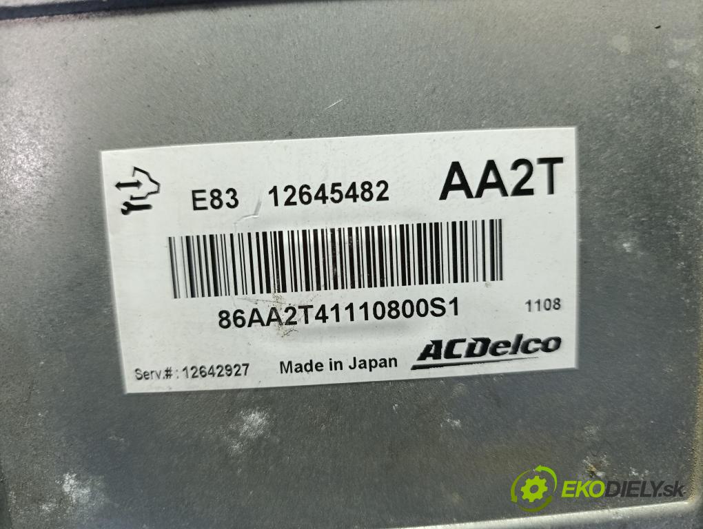 Chevrolet Aveo 2011 riadiaca jednotka Motor: 12645482