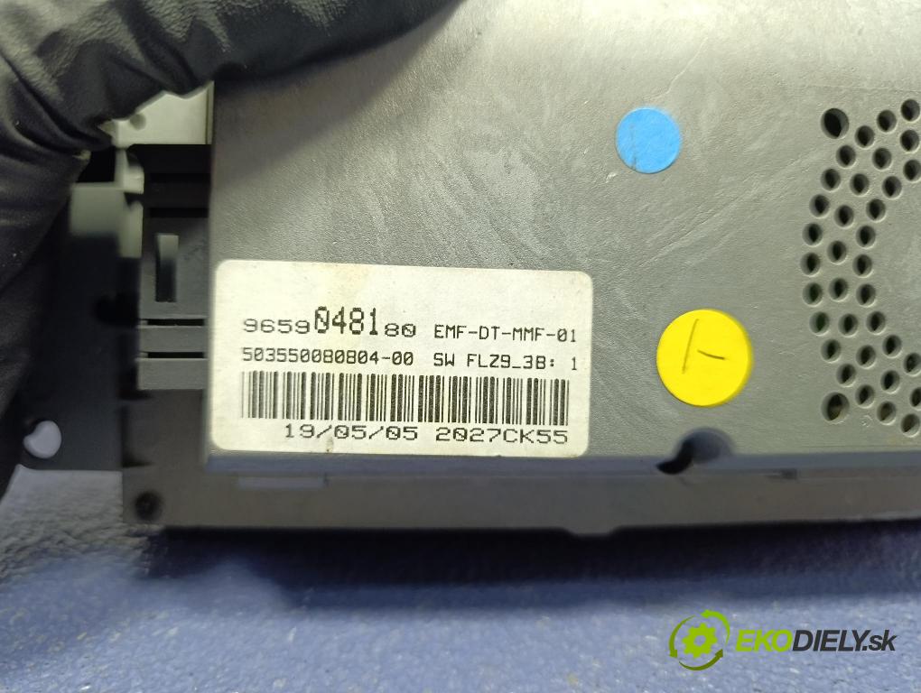 Peugeot 607 2005 displej Radio / GPS 9659048180