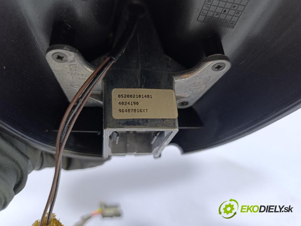 Peugeot 607 2005 zrkadlo Vnútri: 96487816XT