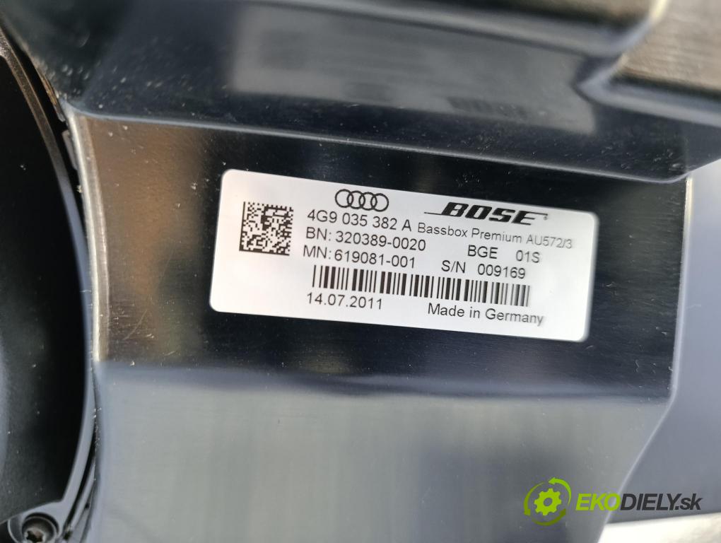 Audi A7 2012 Mluvčí: / Subwoofer: 4G9035382A