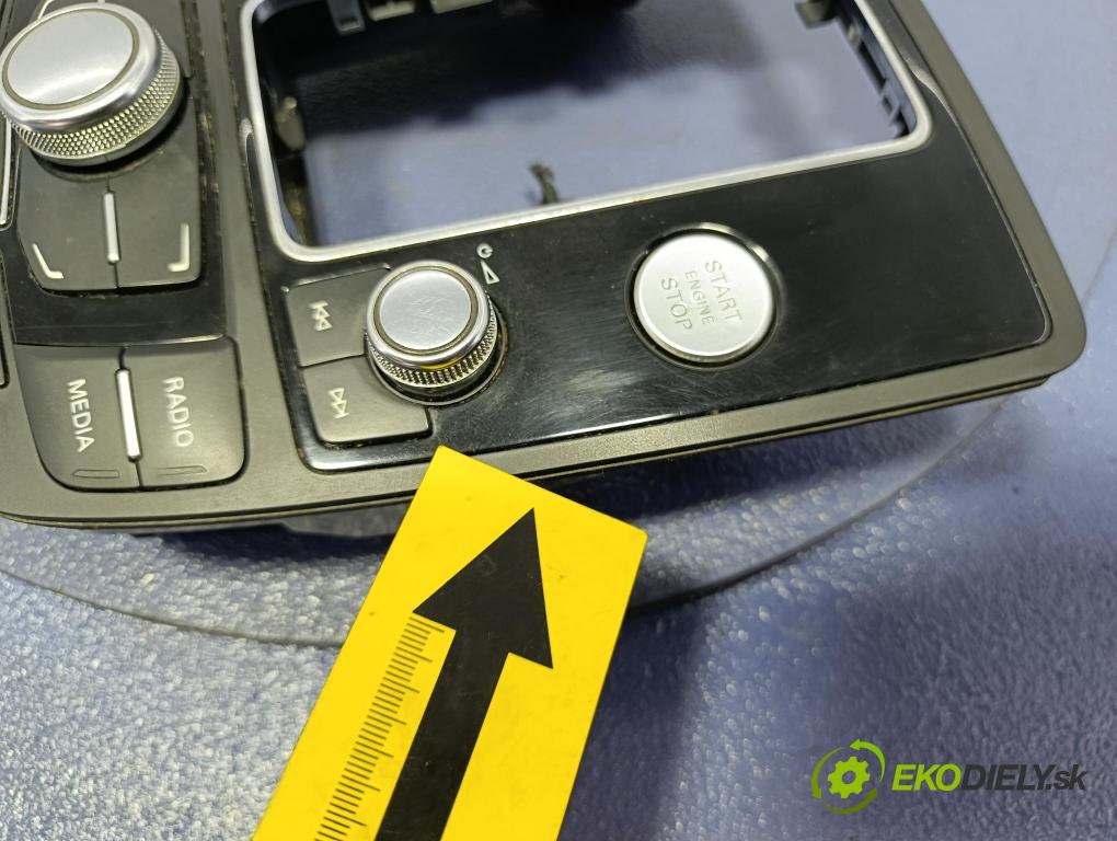 Audi A7 2012 prepínač Rádio: Navigacia: 4G1919610A