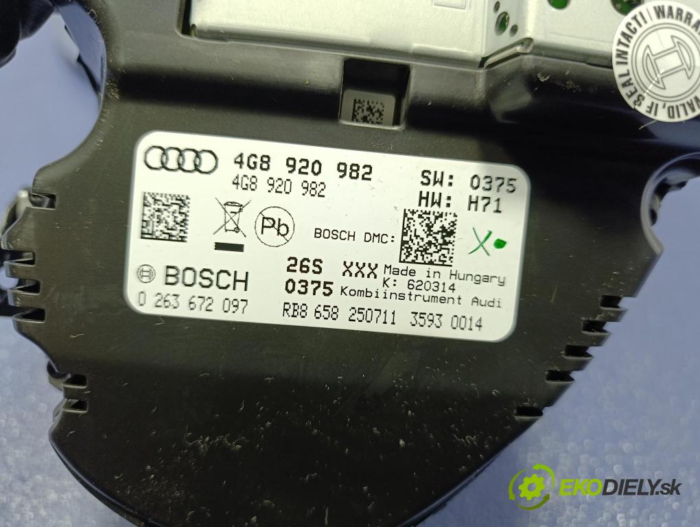 Audi A7 2012 prístrojovka/ budíky 4G8920982