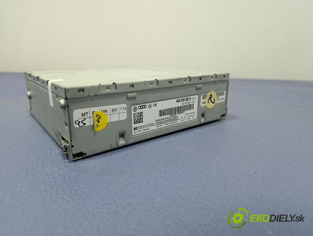 Audi A7 2012 Radio I Navigácia: 4G0035082B