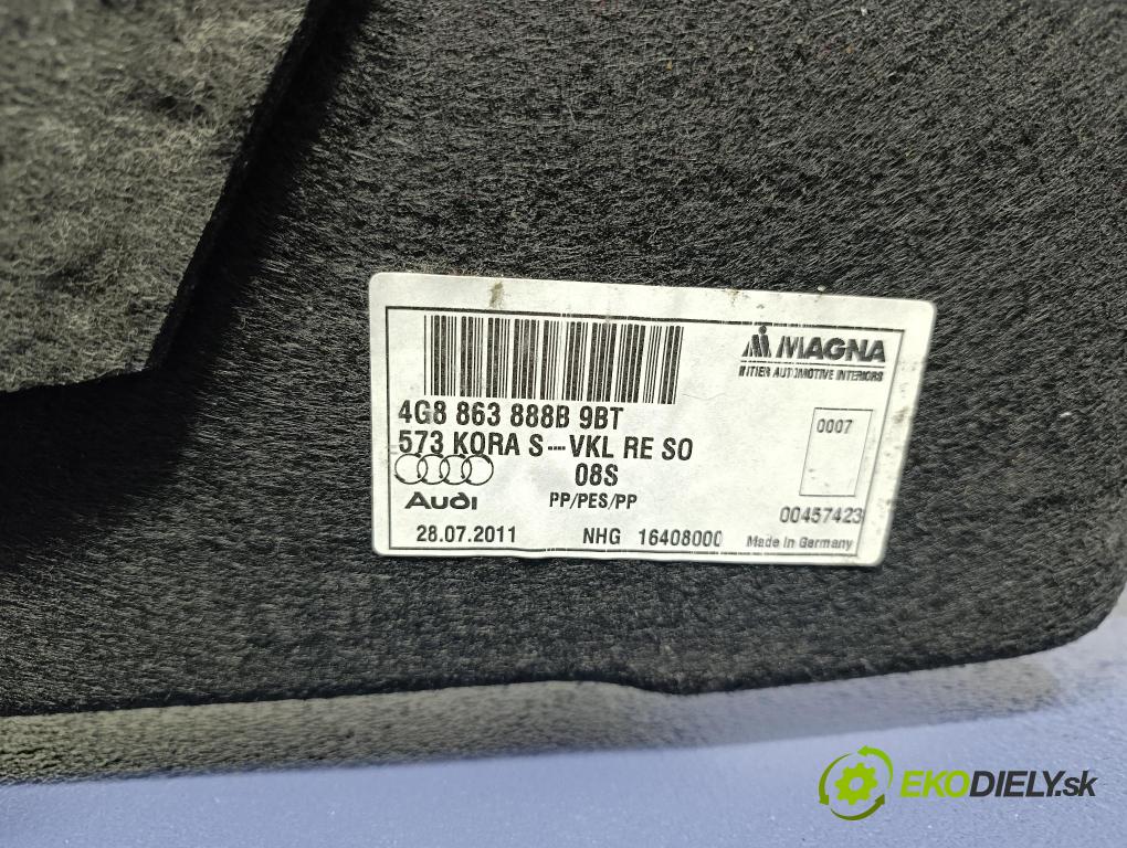 Audi A7 2012 Čalounictví: kufra: 4G8863888B