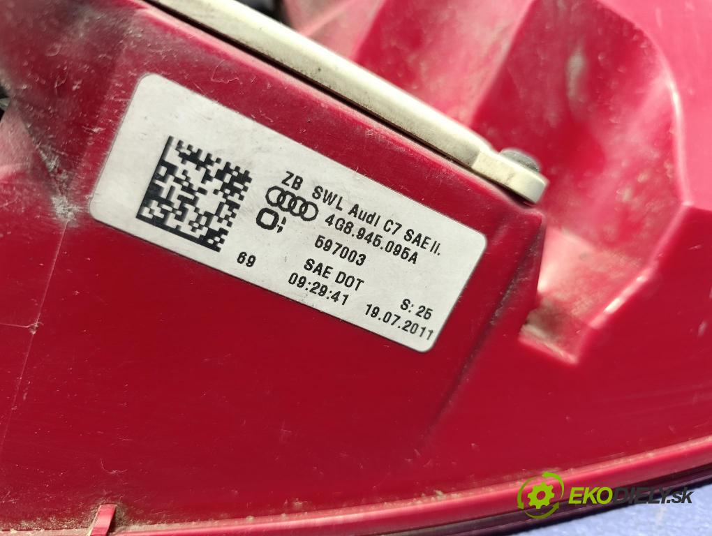 Audi A7 2012 svetlo / reflektor zad ľavá Vonkajsia: 4G8945095A