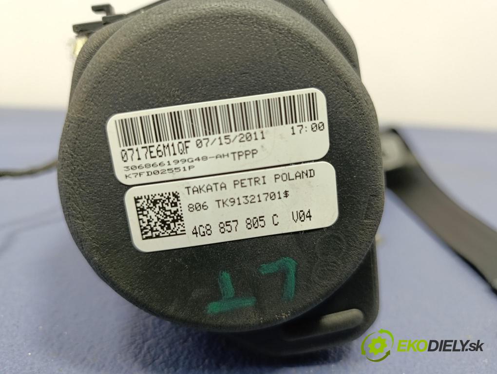 Audi A7 2012 Pásy: Bezpečnosť: x 4G8857805C