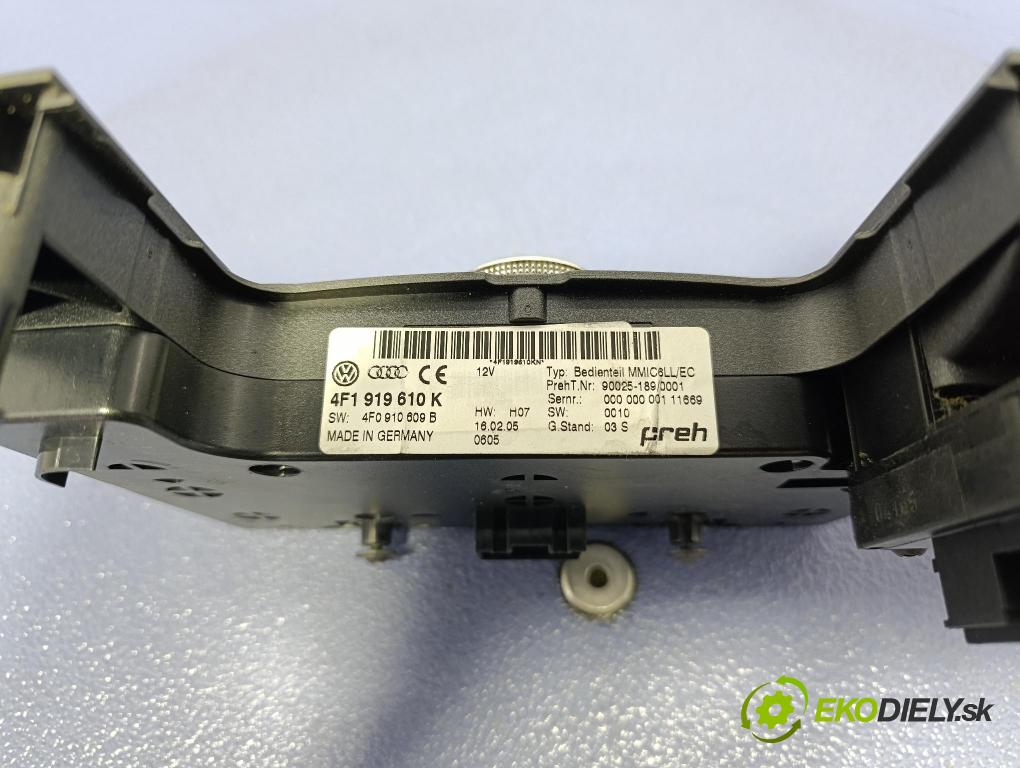 Audi A6 2005 Přepínač Radio Navigace 4F1919610K