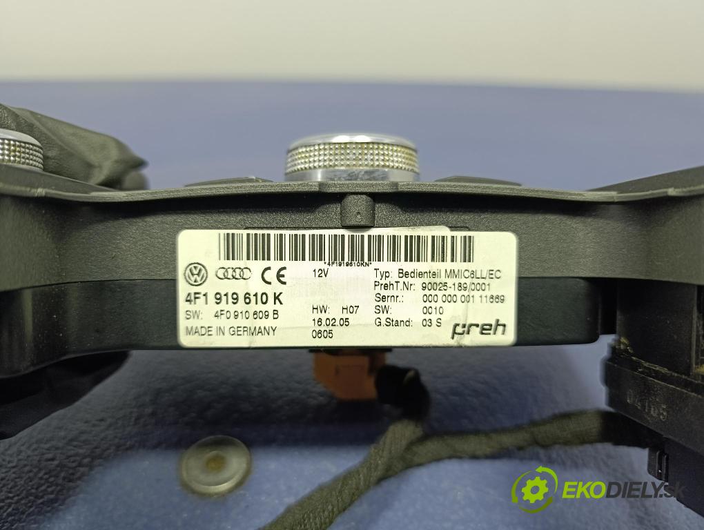 Audi A6 2005 Přepínač Radio Navigace 4F1919610K