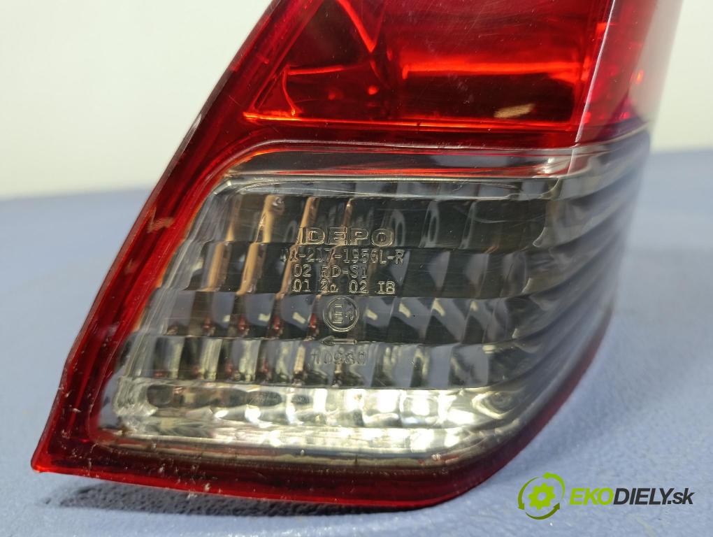 Honda Civic 2003 svetlo / reflektor zad ľavá Vonkajsia: 217-1956L