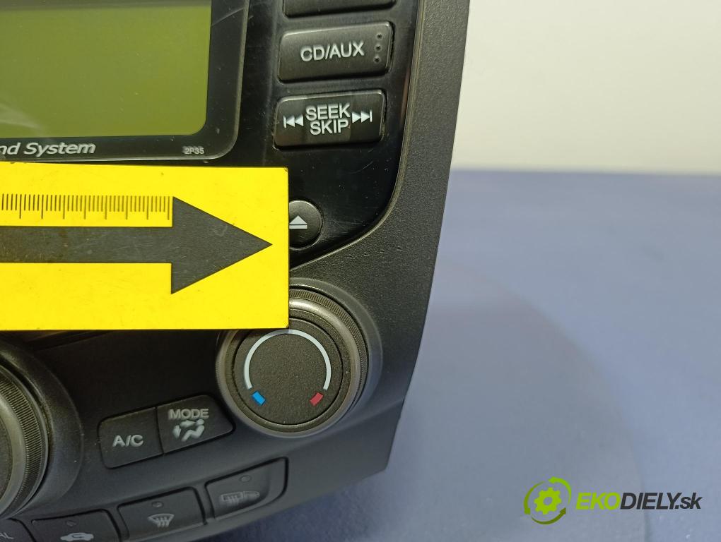 Honda Accord 2007 Radio I Navigace: 39050-SEF-G250