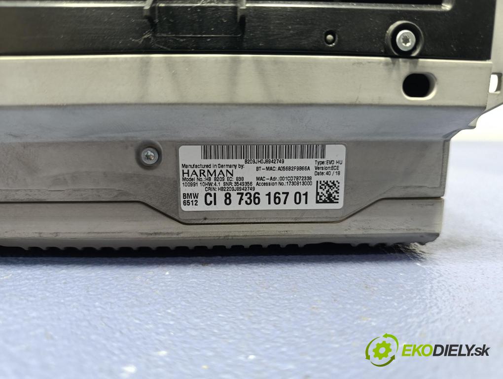 Bmw M5 2018 Radio I Navigace: 8736167