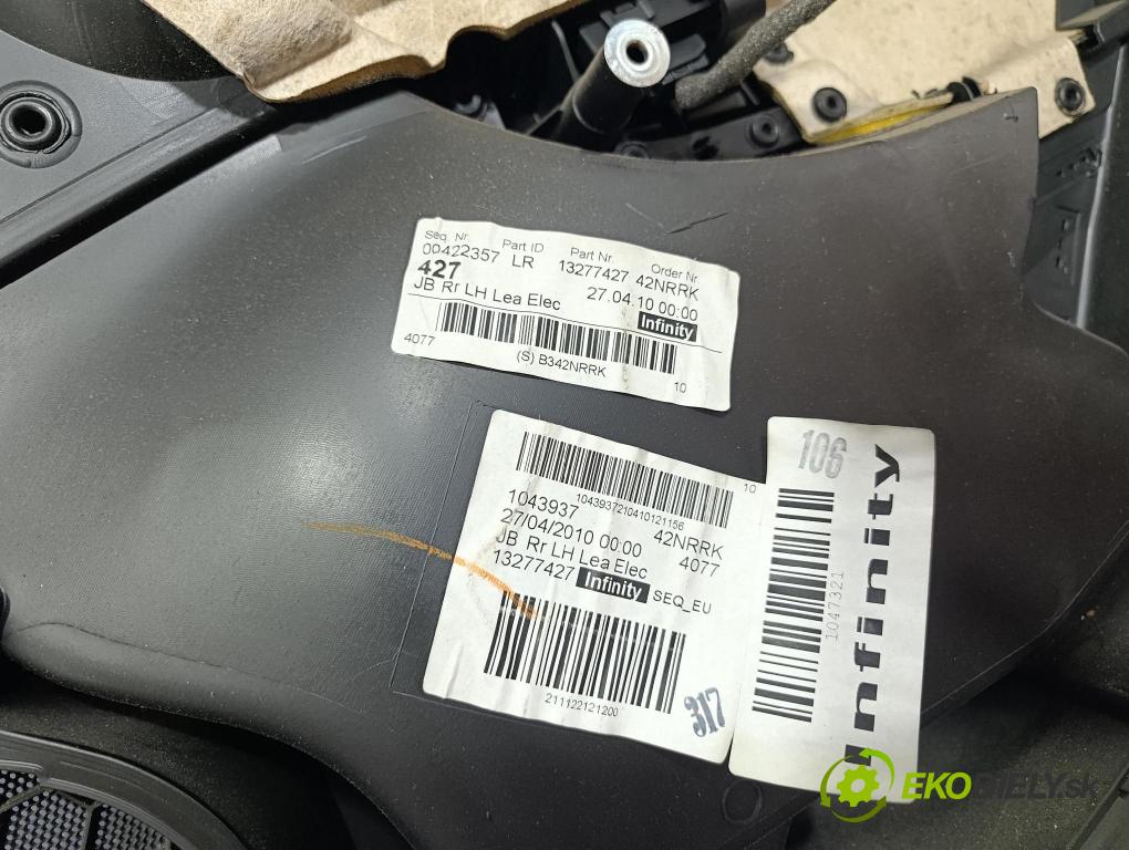 Opel Insignia 2010 Čalounictví: dvere zad ľavá 13277427