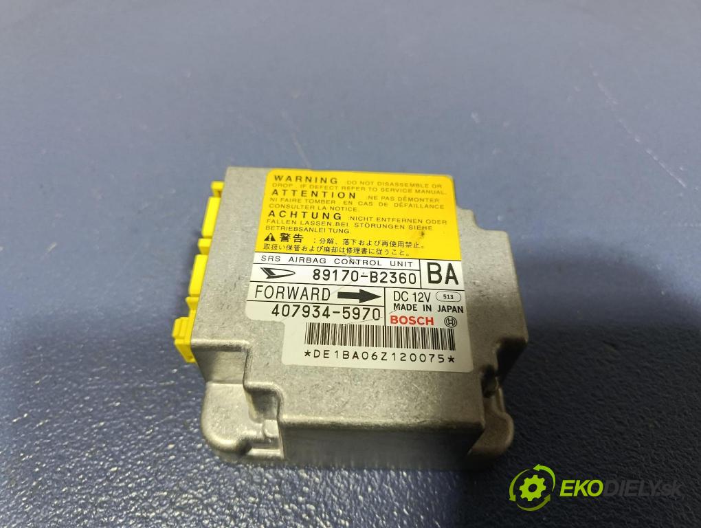Daihatsu Trevis 2007 Airbag: Řidiči: x 89170-B2360