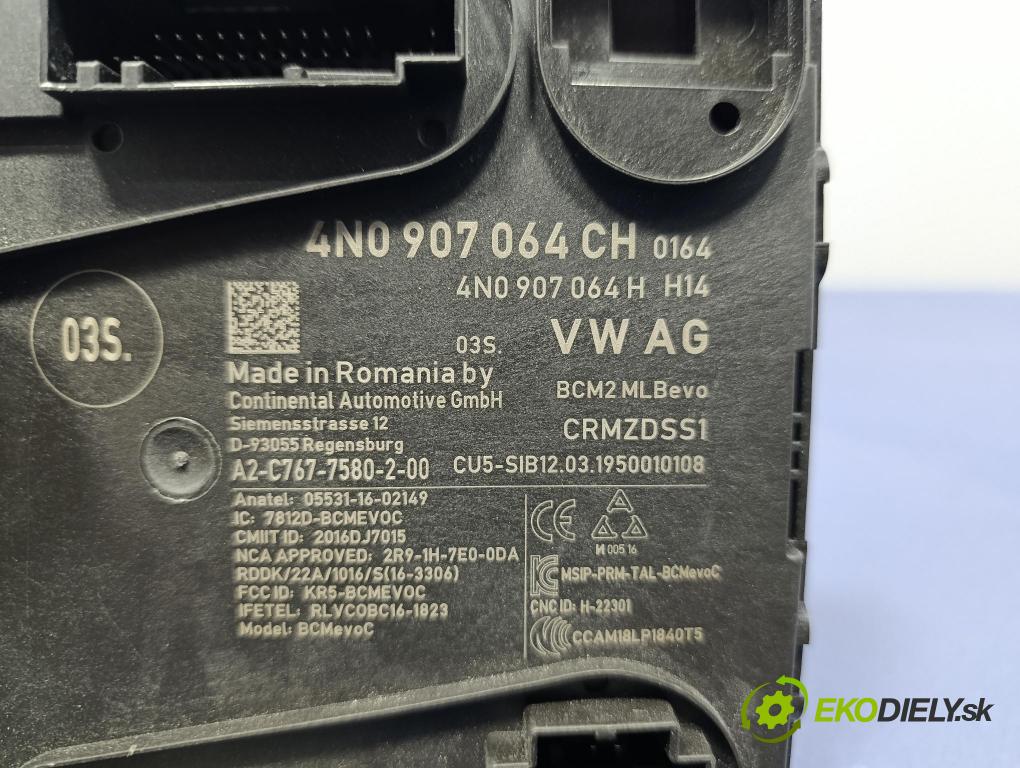 Audi A8 2019 riadiaca jednotka Komfortu 4N0907064H