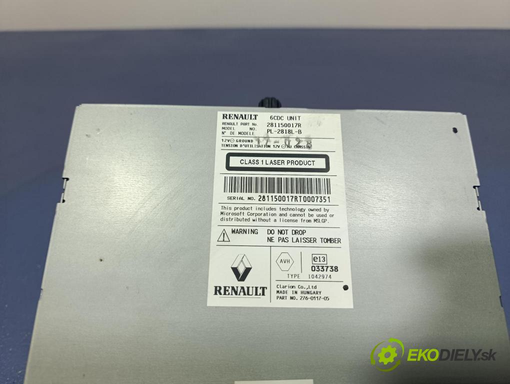 Renault Laguna 2007 Radio I Navigácia: 281150017R