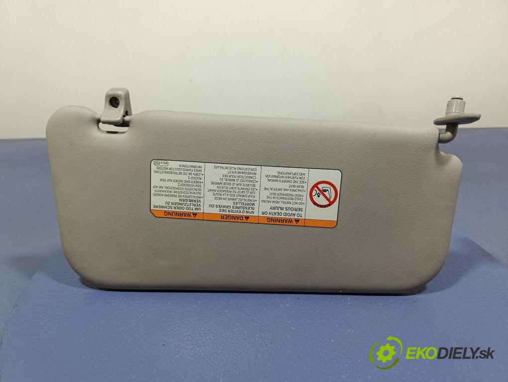 Mitsubishi Pajero 2004 kryt slnečná clona