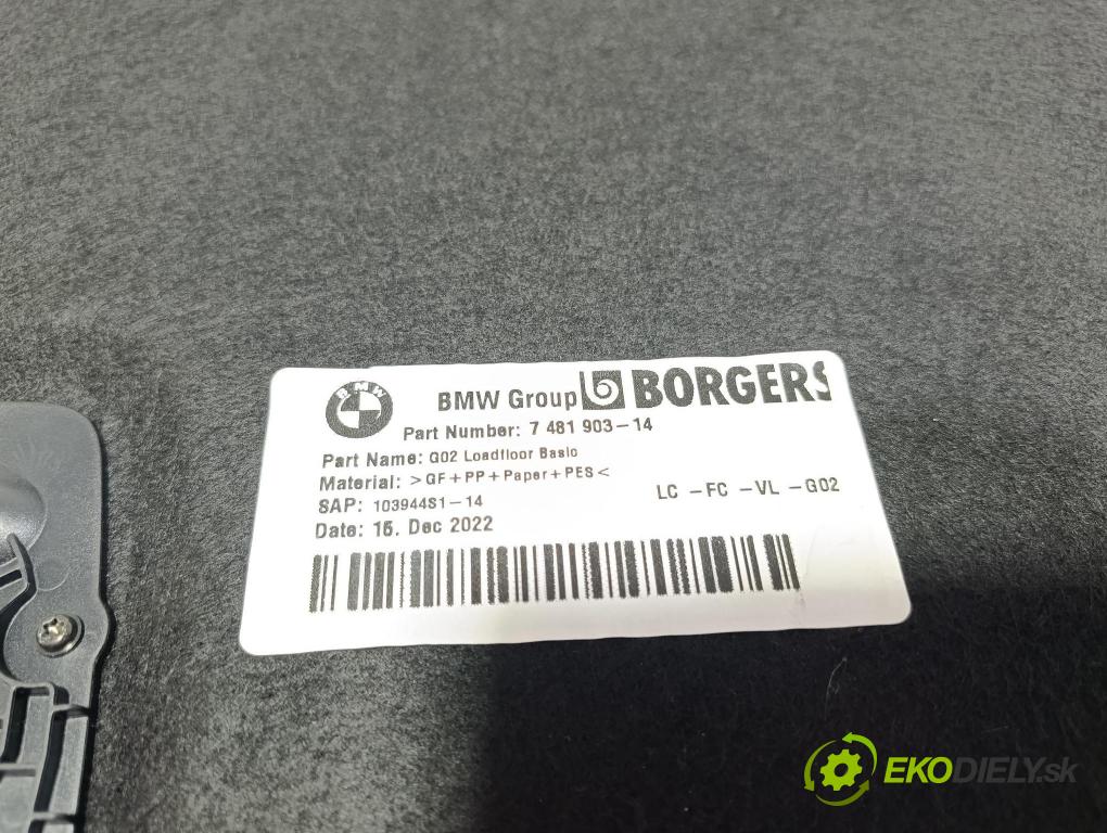Bmw X4 2023 koberec do auta 7481903