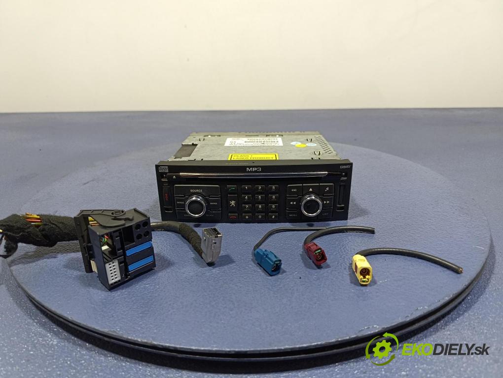 Peugeot 307 2007 Radio I Navigácia: 96640238XT