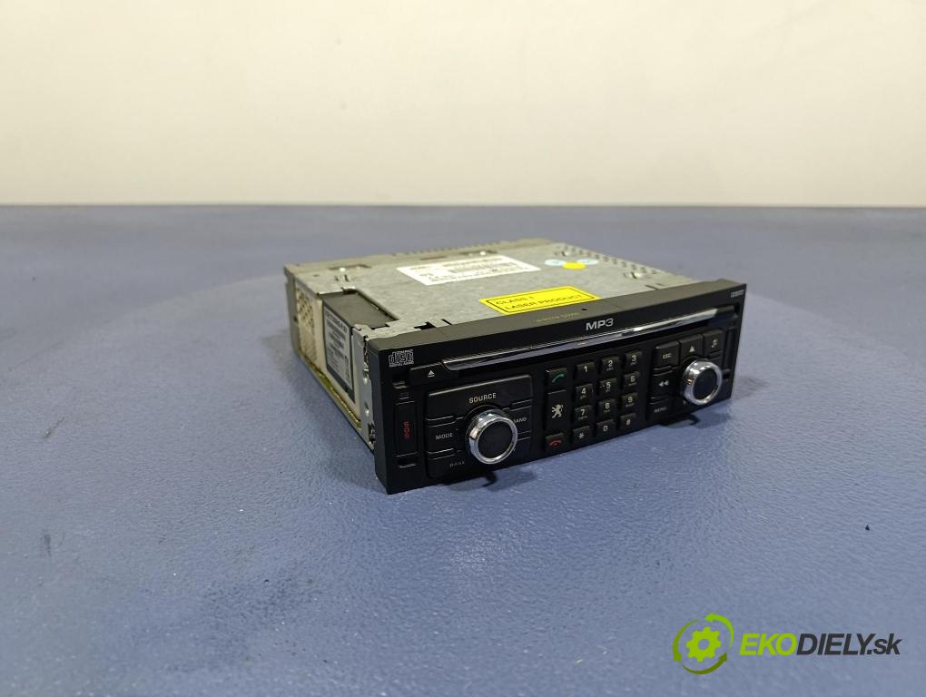 Peugeot 307 2007 Radio I Navigácia: 96640238XT