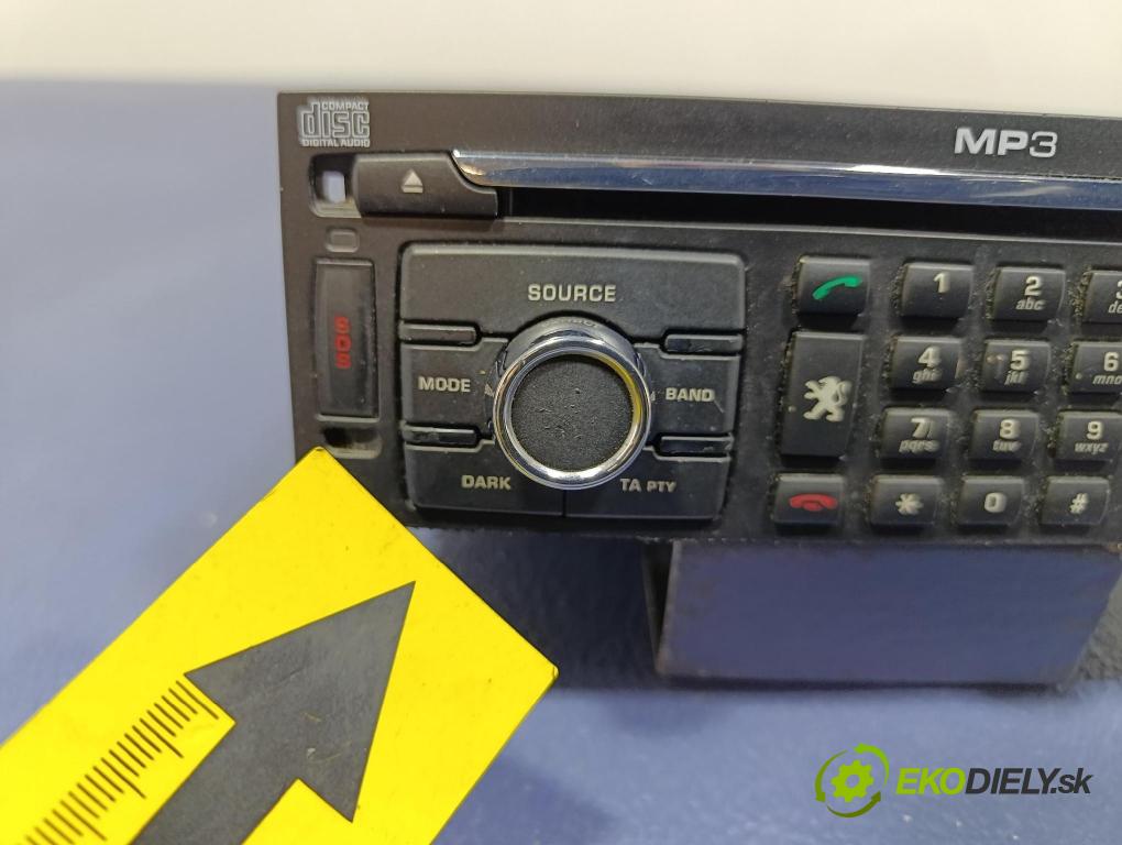 Peugeot 307 2007 Radio I Navigácia: 96640238XT