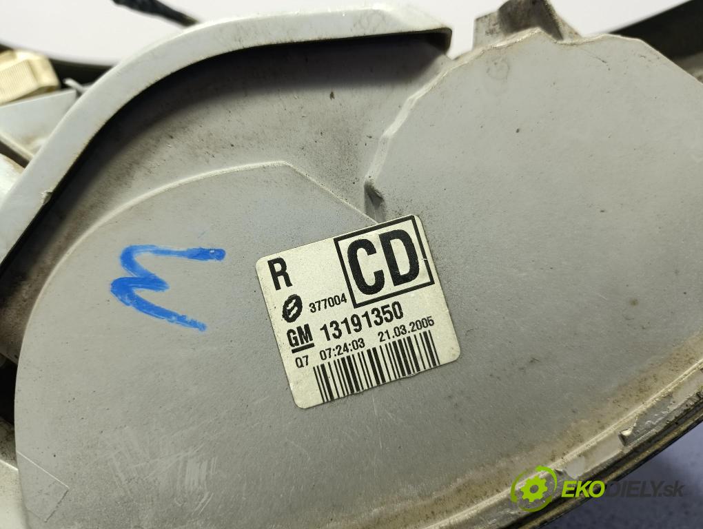 Opel Signum 2005 světlo Zad: Práva: Mimo: 13191350