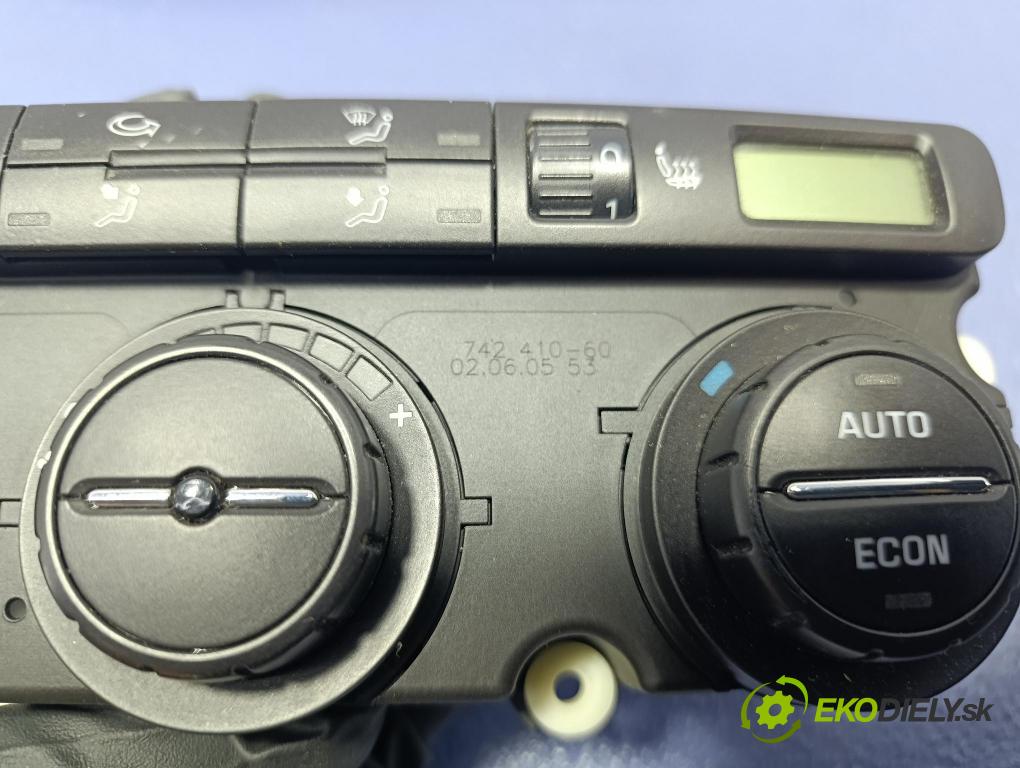 Skoda Octavia 2005 prepínač Klimatizácia: Prúd vzduchu: