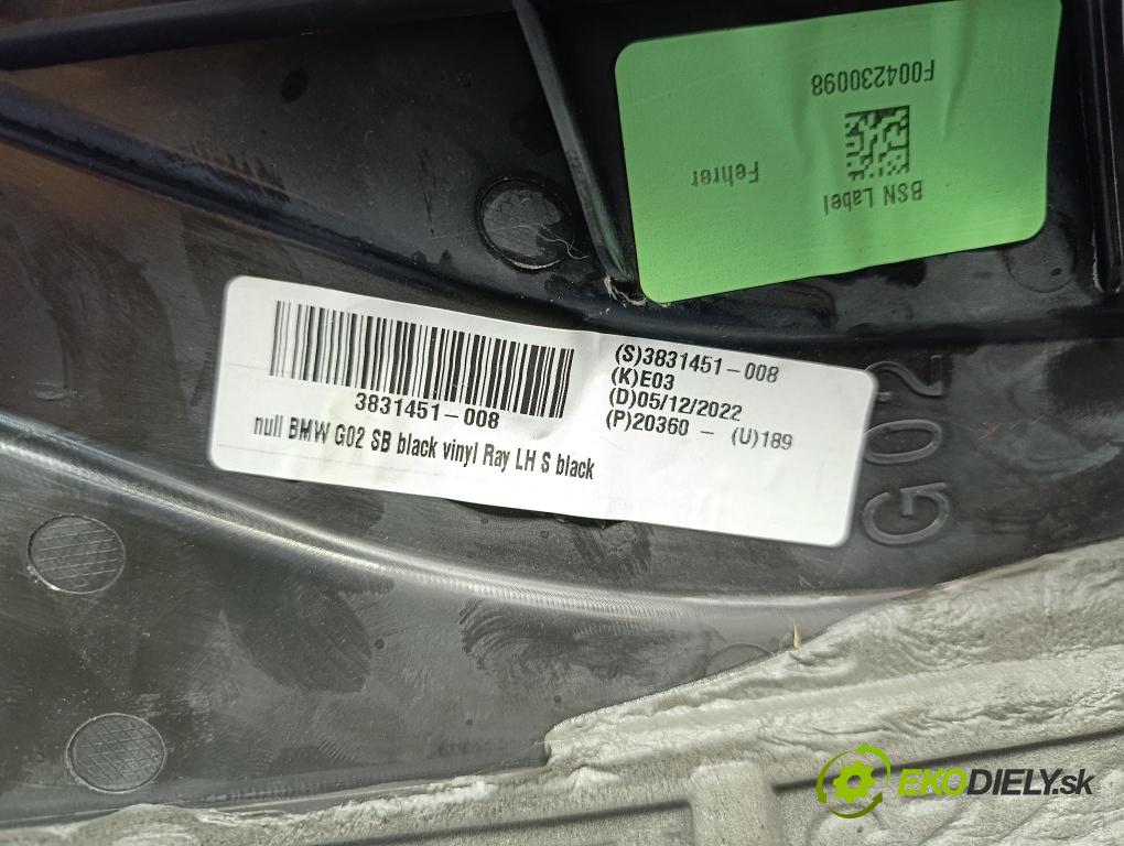 Bmw X4 2023 kryt Plast: Interiéry: 7482031