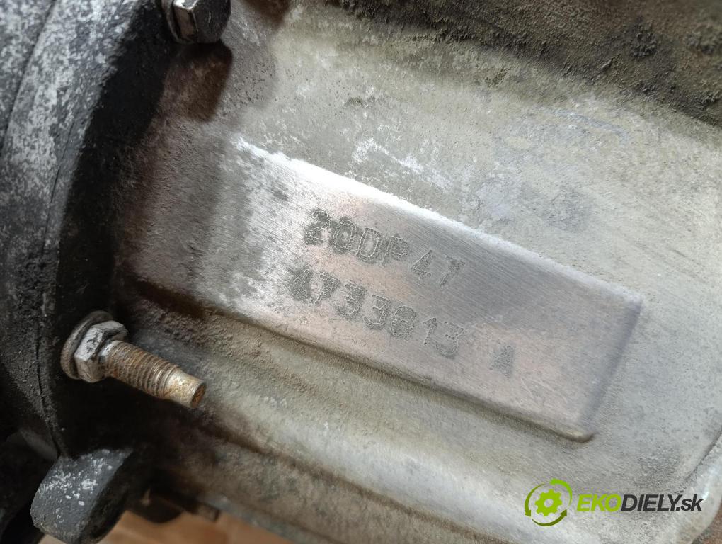 Citroen Berlingo 2010 převodovka Ozubené kola: Manualna 20DP47