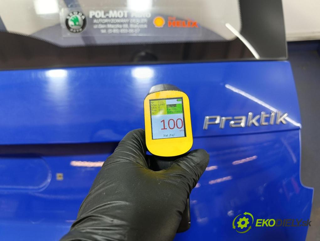 Skoda Praktik 2008 zadní dveře kufra: kufr