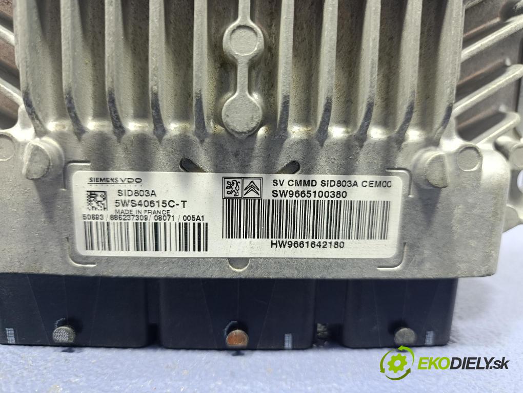 Citroen C4 picasso 2008 řídící jednotka Motor: 9665100380