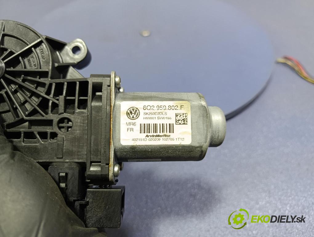 Skoda Fabia 2009 mechanizmus okna Okná: Predné Vľavo: 6Q2959802F