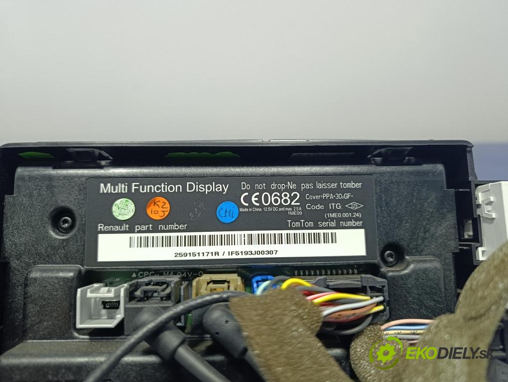 Renault Megane 2014 Zobrazit: Rádio: / GPS 259151171R