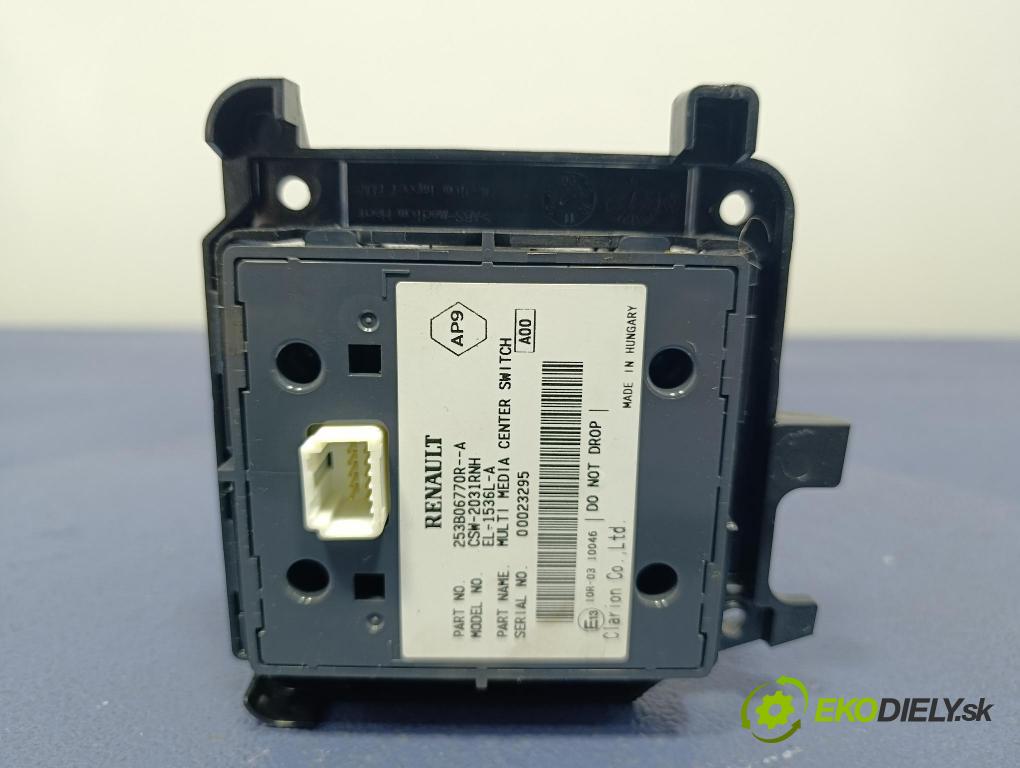 Renault Megane 2014 Přepínač Radio Navigace 253B06770R