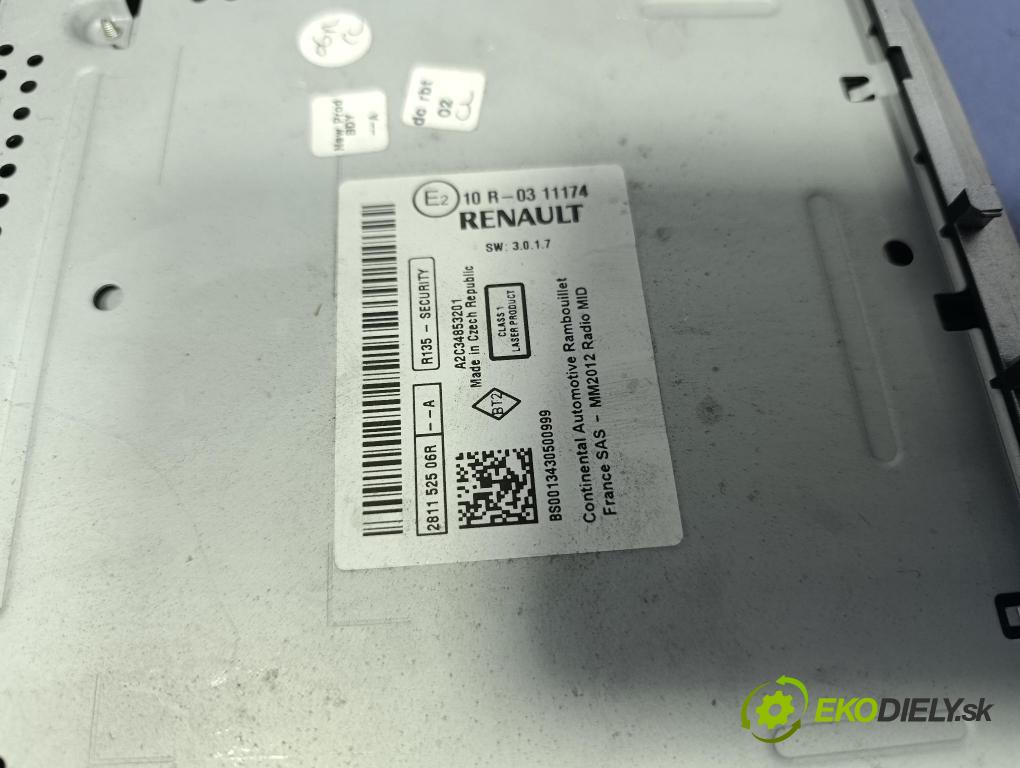 Renault Megane 2014 Radio I Navigácia: 281152506R
