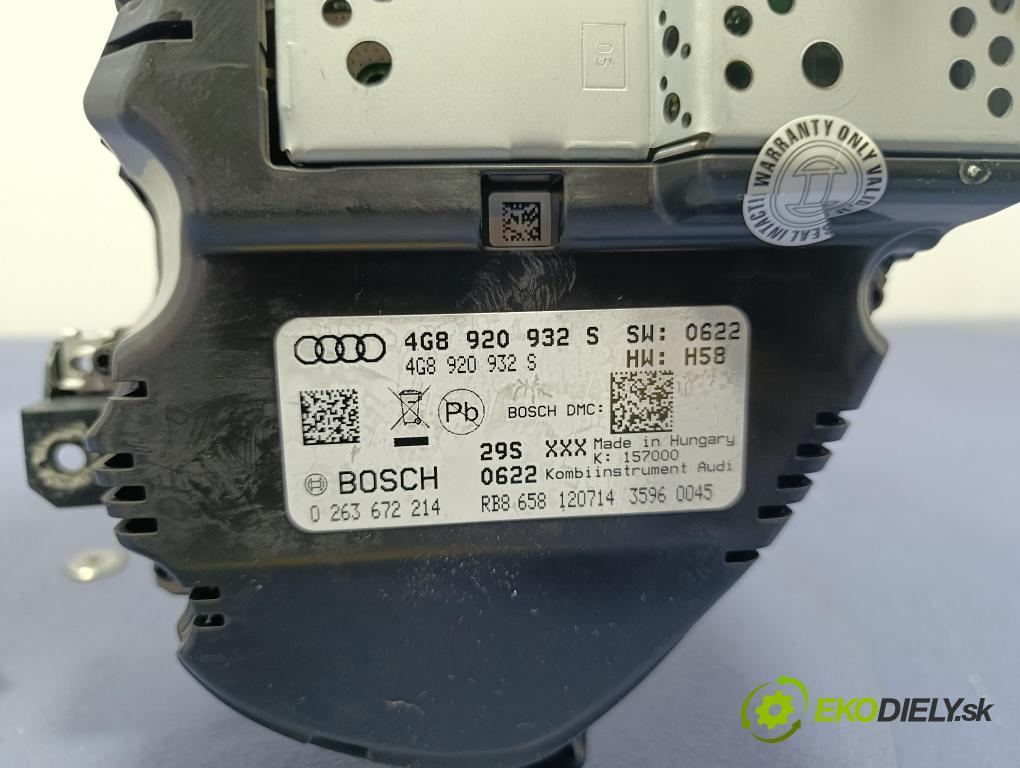 Audi A6 2014 Přístrojová deska 4G8920932S