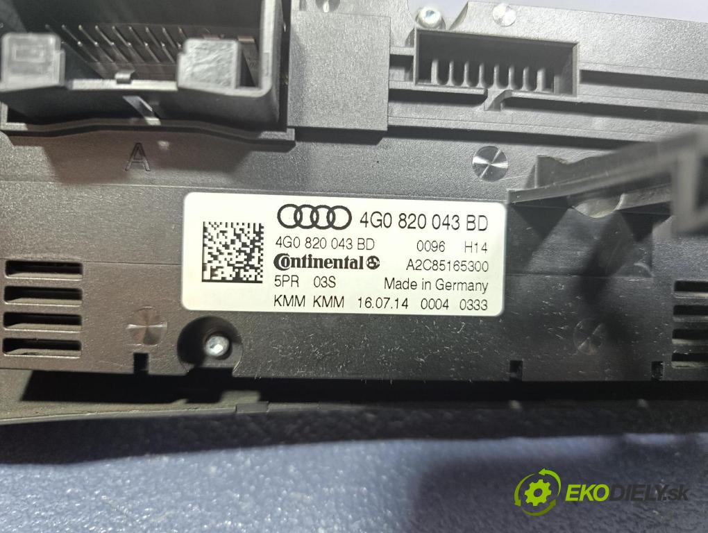 Audi A6 2014 Přepínač Klimatizace: Proud vzduchu 4G0820043BD