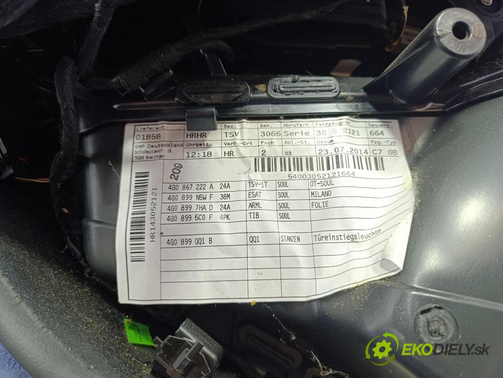 Audi A6 2014 Tapacír: dveře Zad: Práva: 4G0867306A