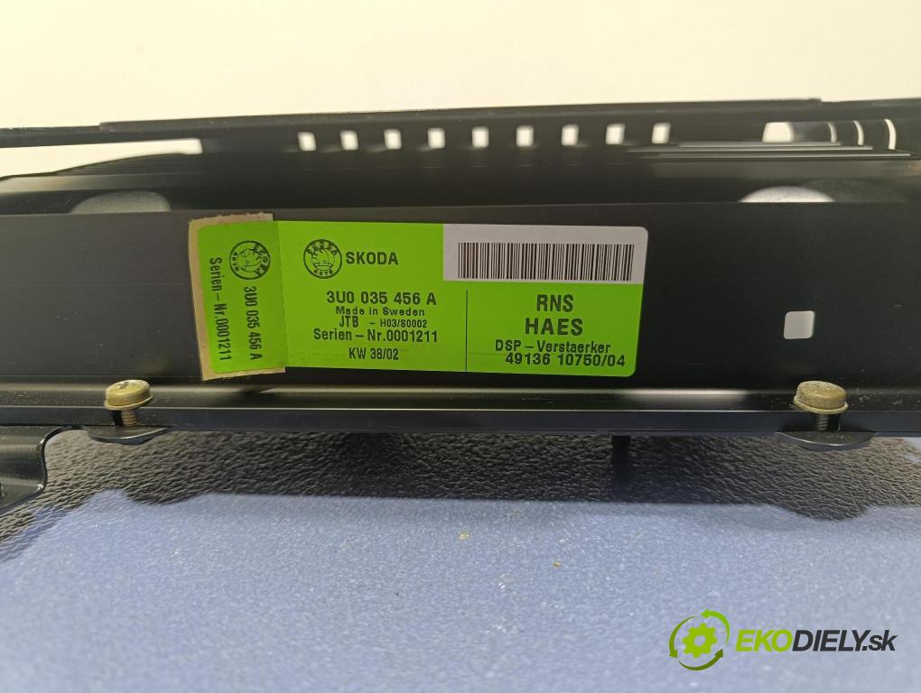 Skoda Superb 2003 Zesilovač: Radio Navigace 3U0035456A