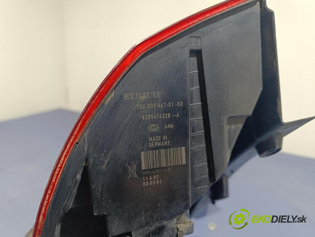 Renault Scenic 2007 světlo Zad: levá Mimo: 8200474328
