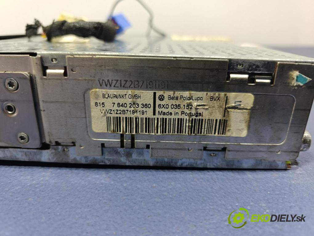 Vw Polo 2003 Radio I Navigace: 6X0035152