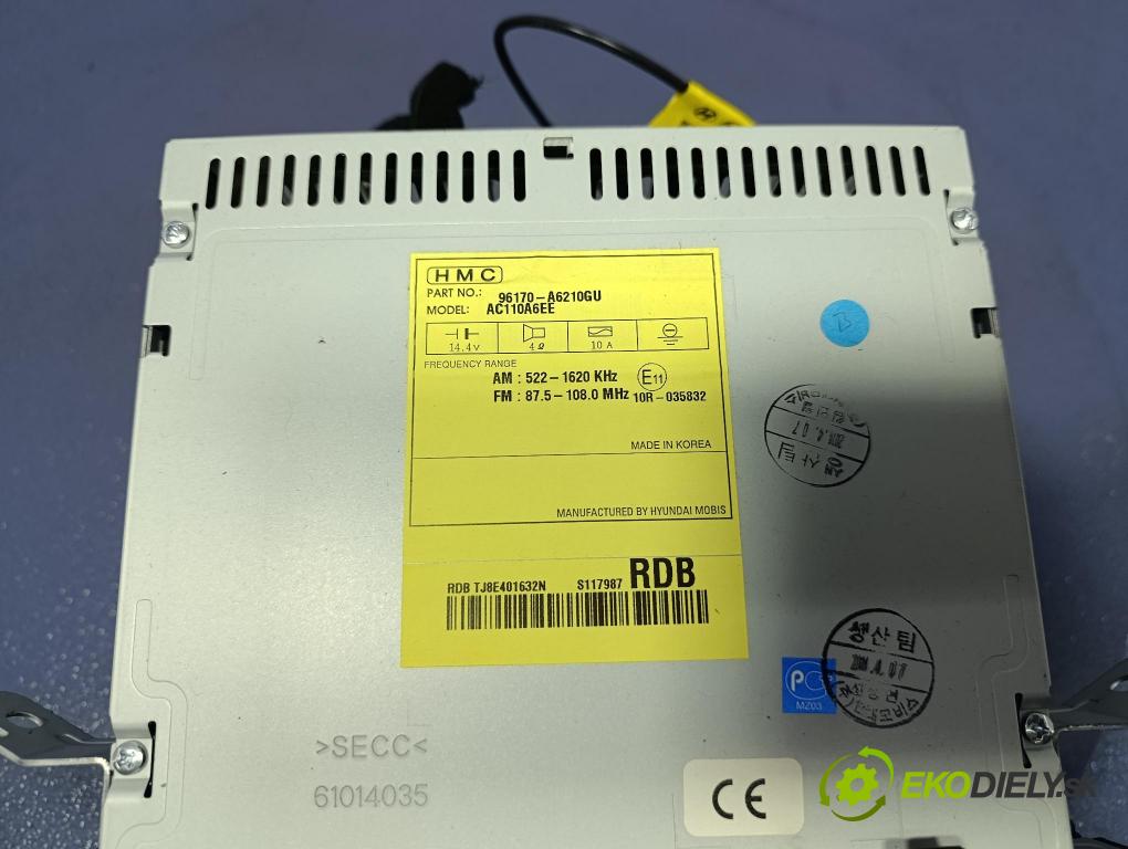 Hyundai I30 2001 Radio I Navigace: 96170-A6210GU