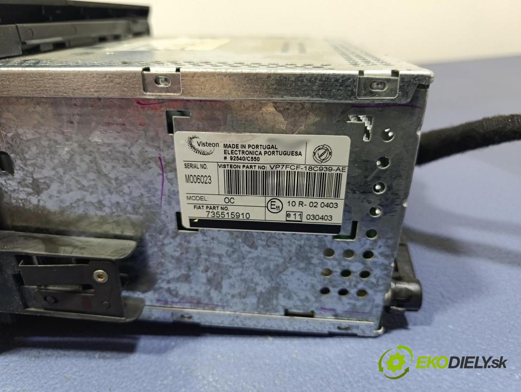 Fiat Bravo 2010 Radio I Navigace: 735515910