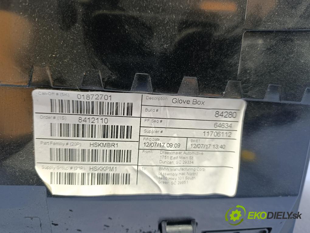 Bmw X4 2017 kastlík 9210486