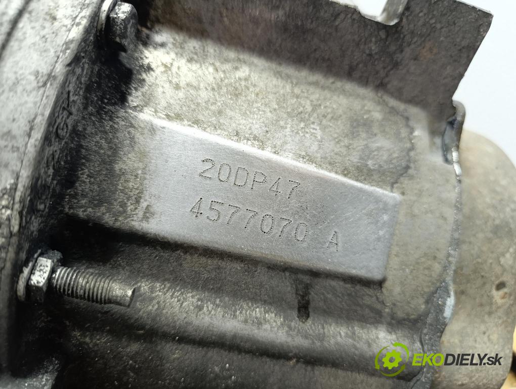 Peugeot Partner 2010 převodovka Ozubené kola: Manualna 20DP47
