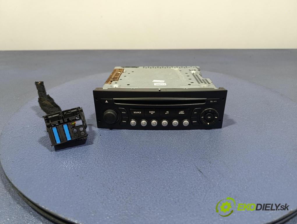 Citroen C3 2007 Radio I Navigace: 96624490XT