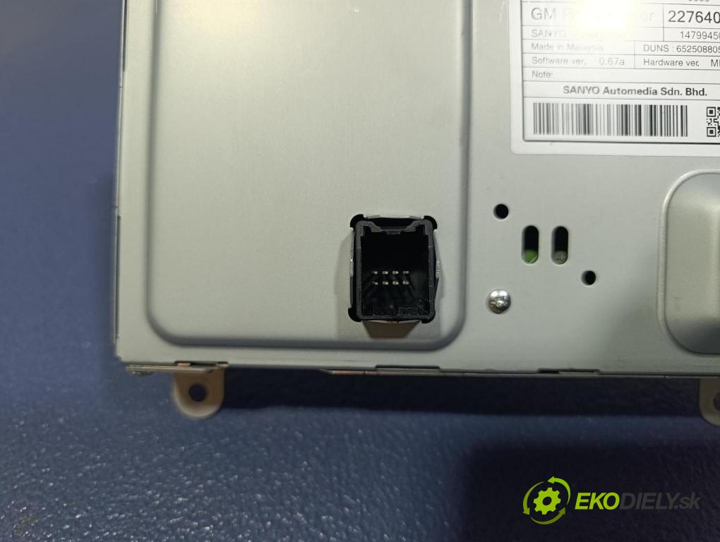 Opel Insignia 2011 displej Radio / GPS 22764032