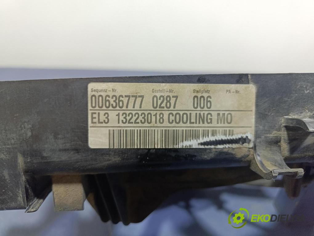 Opel Insignia 2011 ventilátor Chladič: 13223018