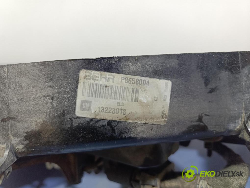 Opel Insignia 2011 ventilátor Chladič: 13223018