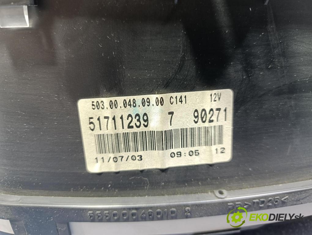 Fiat Panda 2003 Přístrojová deska 51711239