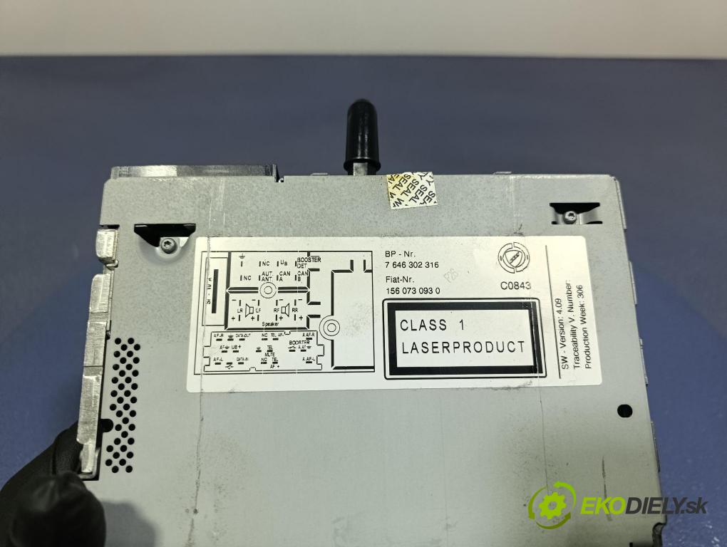 Alfa romeo 159 2006 Radio I Navigace: 1560730930